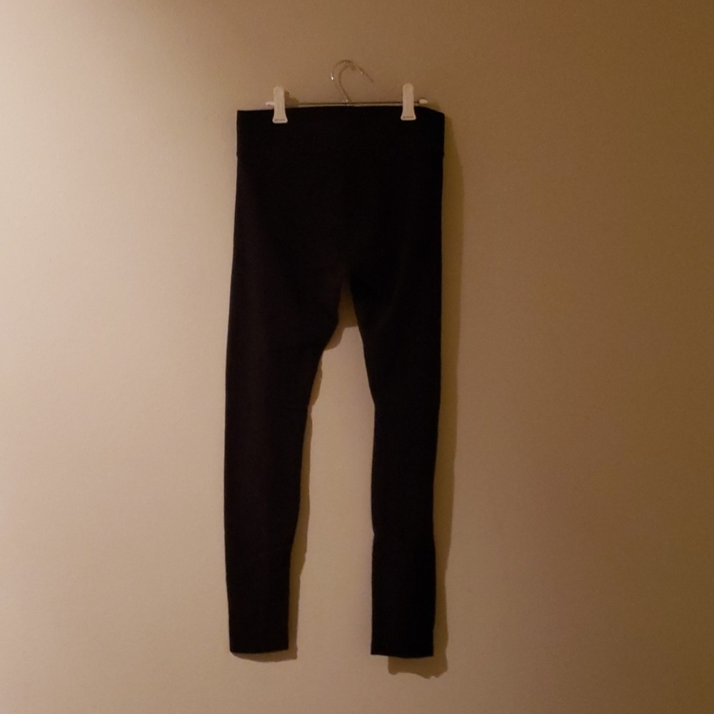 Black Cotton Leggings Size S